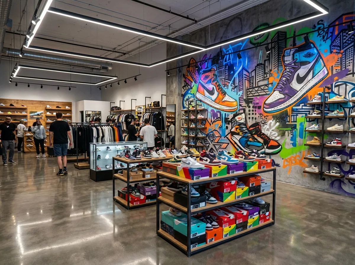 Retail wall print